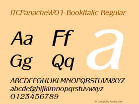 ITCPanache-BookItalic