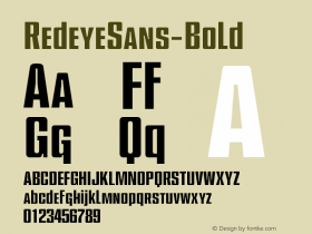 RedeyeSans-Bold