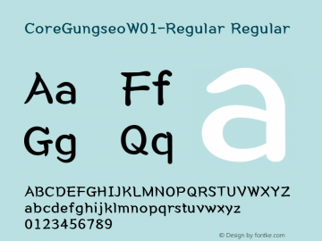 CoreGungseo-Regular