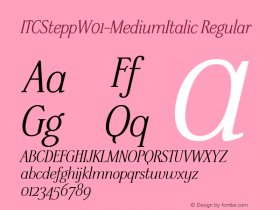 ITCStepp-MediumItalic