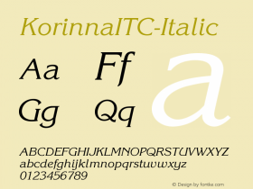 KorinnaITC-Italic