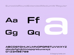 EurostileRoundExtendedMediumW