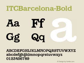 ITCBarcelona-Bold