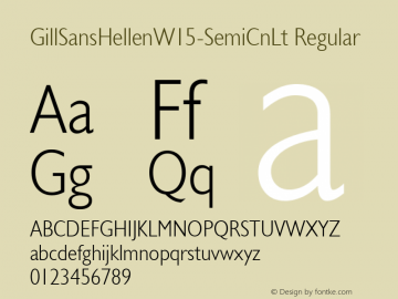 GillSansHellen-SemiCnLt