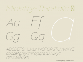 Ministry-ThinItalic