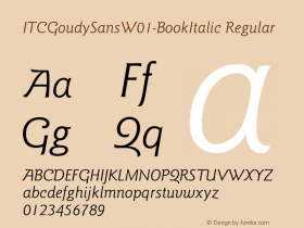 ITCGoudySans-BookItalic