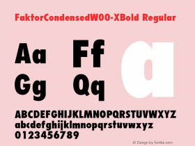 FaktorCondensed-XBold