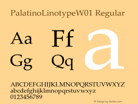 PalatinoLinotype