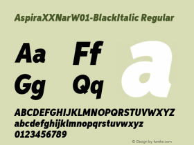 AspiraXXNar-BlackItalic