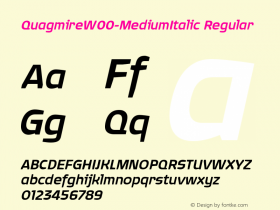 Quagmire-MediumItalic