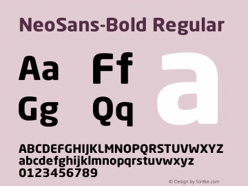 NeoSans-Bold