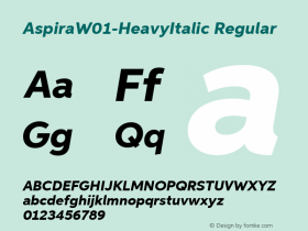 Aspira-HeavyItalic