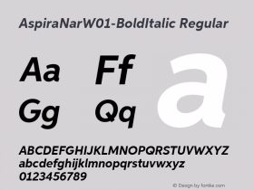 AspiraNar-BoldItalic