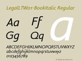 LegalLT-BookItalic