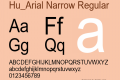 Hu_Arial Narrow