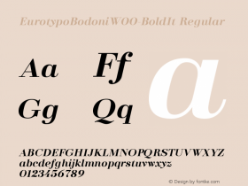 EurotypoBodoni-BoldIt