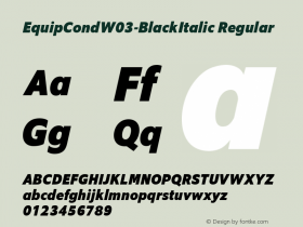 EquipCond-BlackItalic