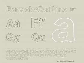 Barack-Outline