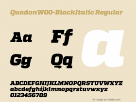 Quadon-BlackItalic