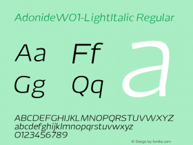 Adonide-LightItalic