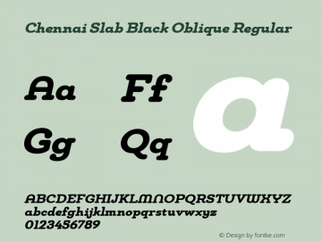 Chennai Slab Black Oblique