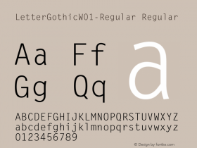 LetterGothic-Regular