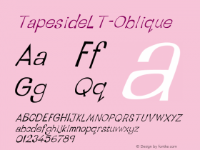 TapesideLT-Oblique