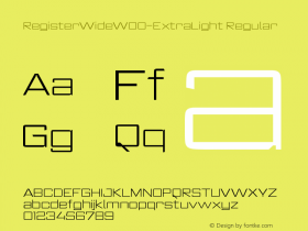 RegisterWide-ExtraLight