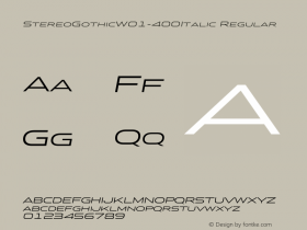 StereoGothic-400Italic