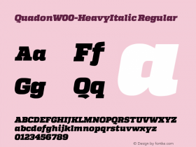 Quadon-HeavyItalic