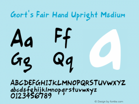 Gort's Fair Hand Upright