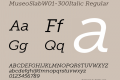 MuseoSlab-300Italic