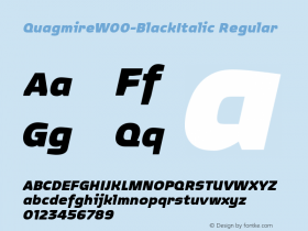 Quagmire-BlackItalic