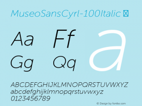 MuseoSansCyrl-100Italic