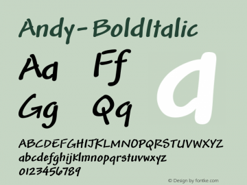 Andy-BoldItalic