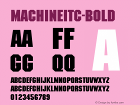 MachineITC-Bold