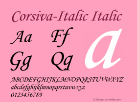 Corsiva-Italic