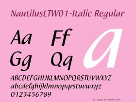 NautilusLT-Italic