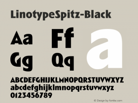 LinotypeSpitz-Black