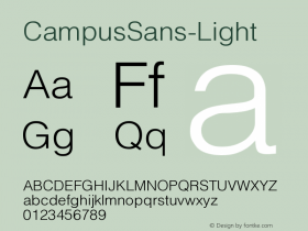 CampusSans-Light