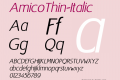 AmicoThin-Italic