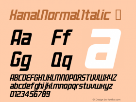 KanalNormalItalic