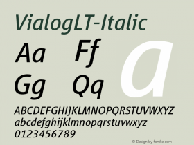 VialogLT-Italic