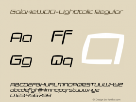 Galaxie-LightItalic