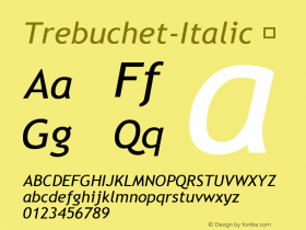 Trebuchet-Italic