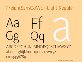 FreightSansCd-Light