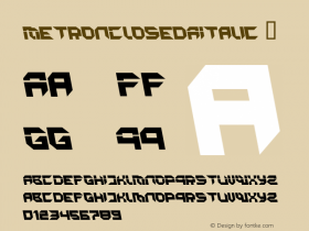 MetronClosedAItalic