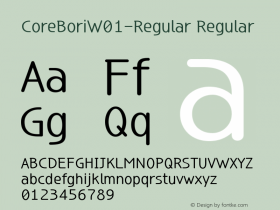 CoreBori-Regular