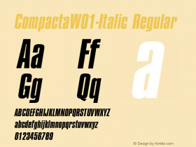 Compacta-Italic