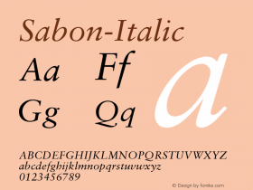 Sabon-Italic